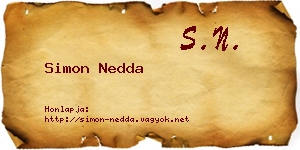 Simon Nedda névjegykártya